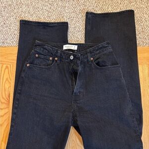 Abercrombie and Fitch Black high rise Jeans